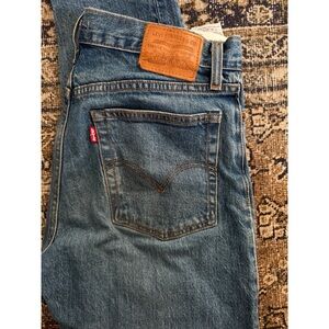 Levi's Blue Straight-Leg Jeans